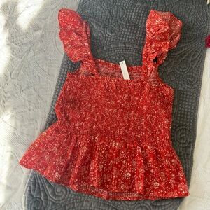 Bohemian Peplum Top